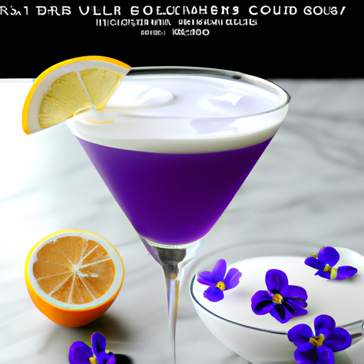 Crème de violette is a floral and delicate