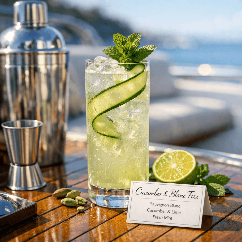 Cucumber & Cardamom Fizz