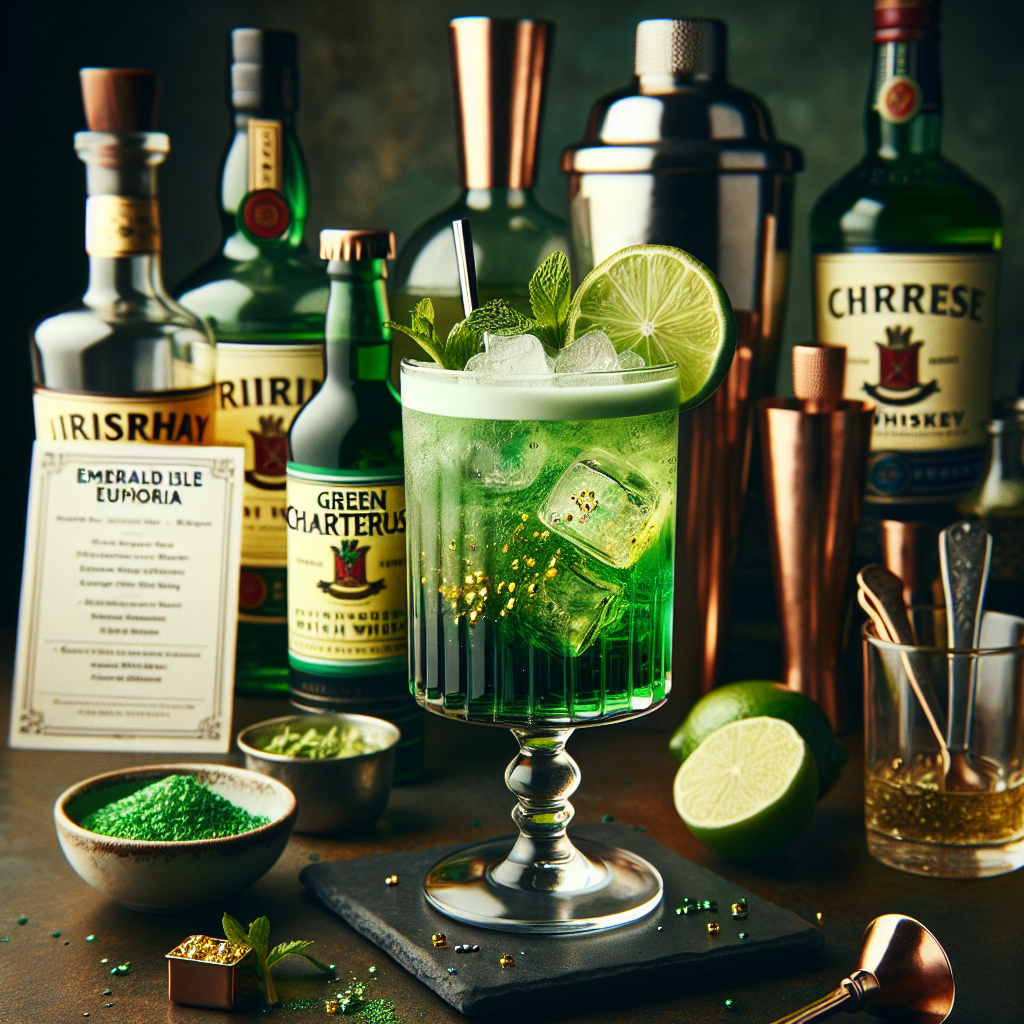 Green Color Cocktail Recipes