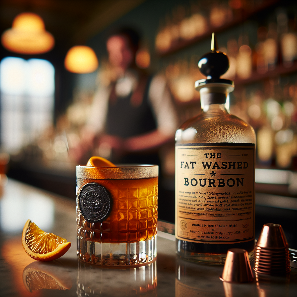 Fat Washed Bourbon Old Fashioned