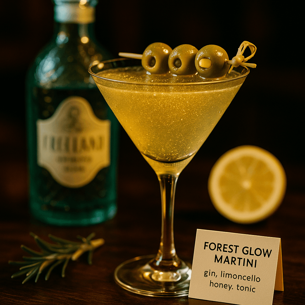 Forest Glow Martini