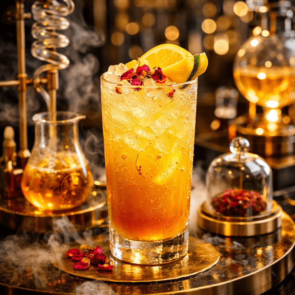 Golden Saffron Fizz