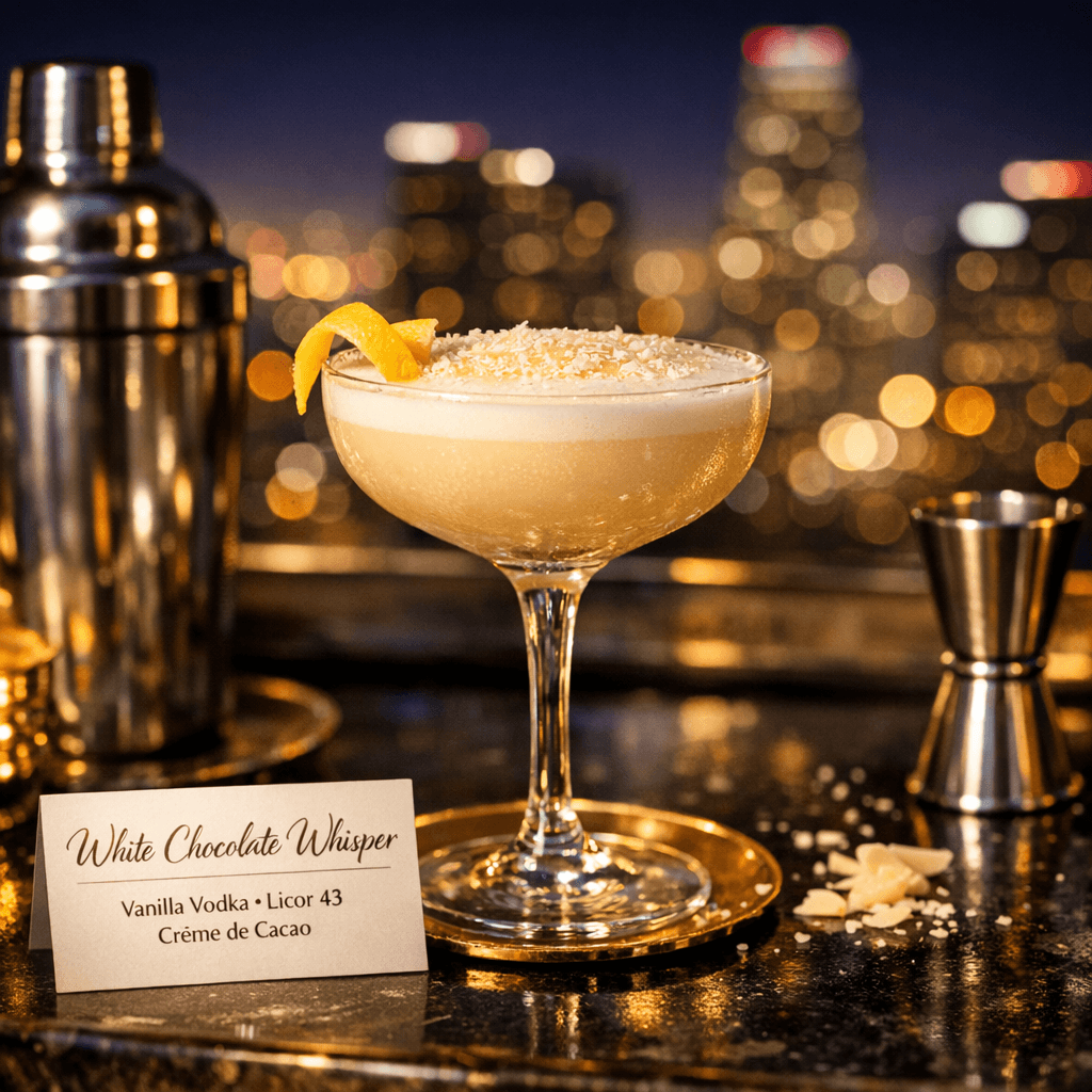 Golden Velvet Martini
