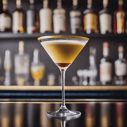 Golden Velvet Martini