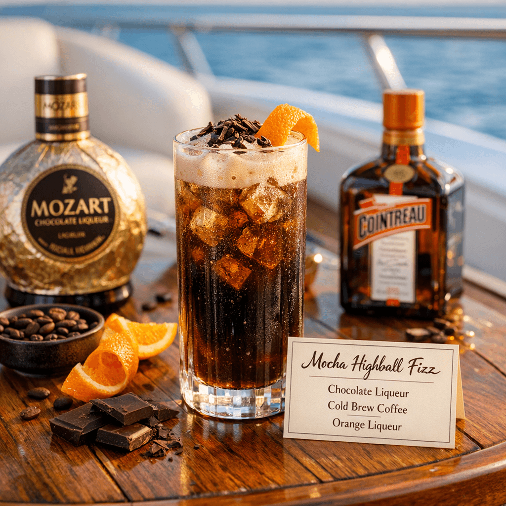 Mocha Highball Fizz