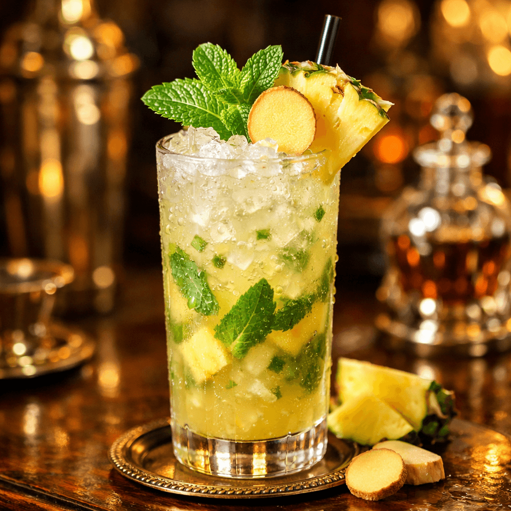 Pineapple Ginger Mojito