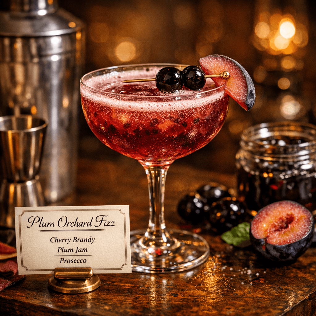 Plum Orchard Fizz