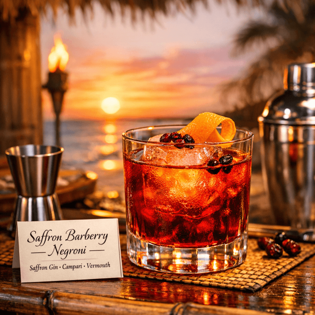 Saffron & Citrus Negroni