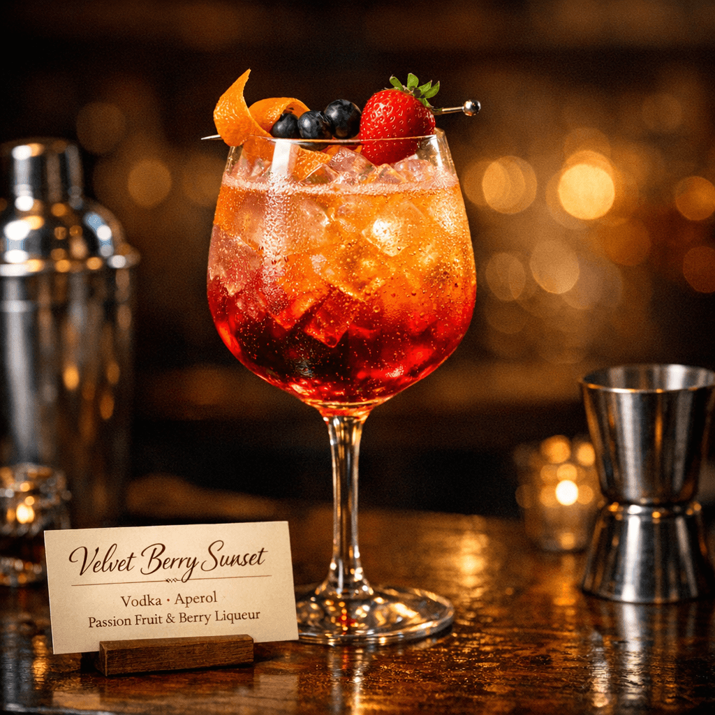 Velvet Berry Sunset