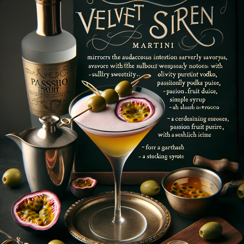 Velvet Siren Martini