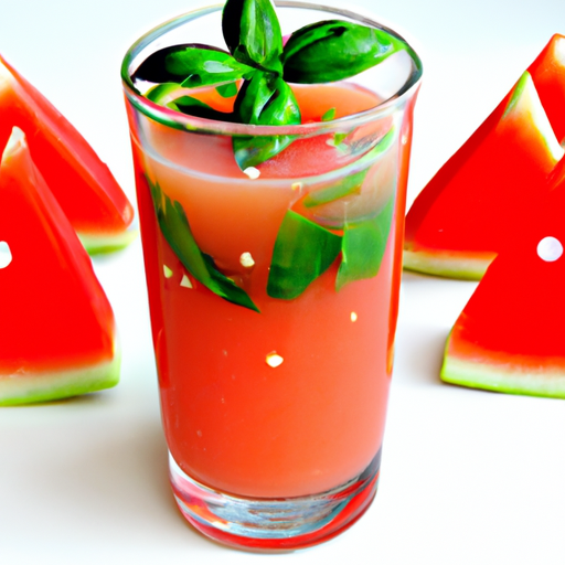 Watermelon and Basil Easter Batch Cocktail