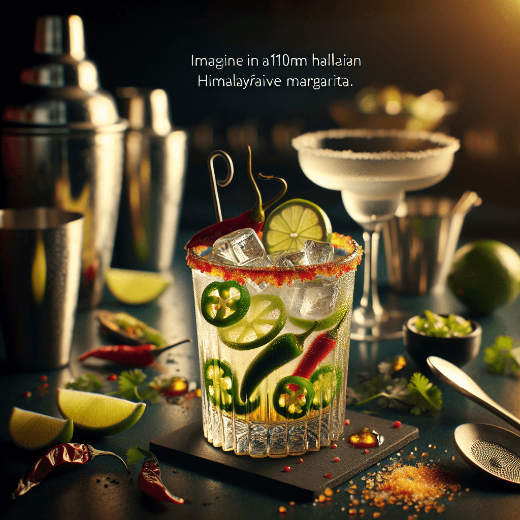 Exalted Raksi Himalayan Heatwave Margarita, Innovative Nepali raksi margarita with a ...
