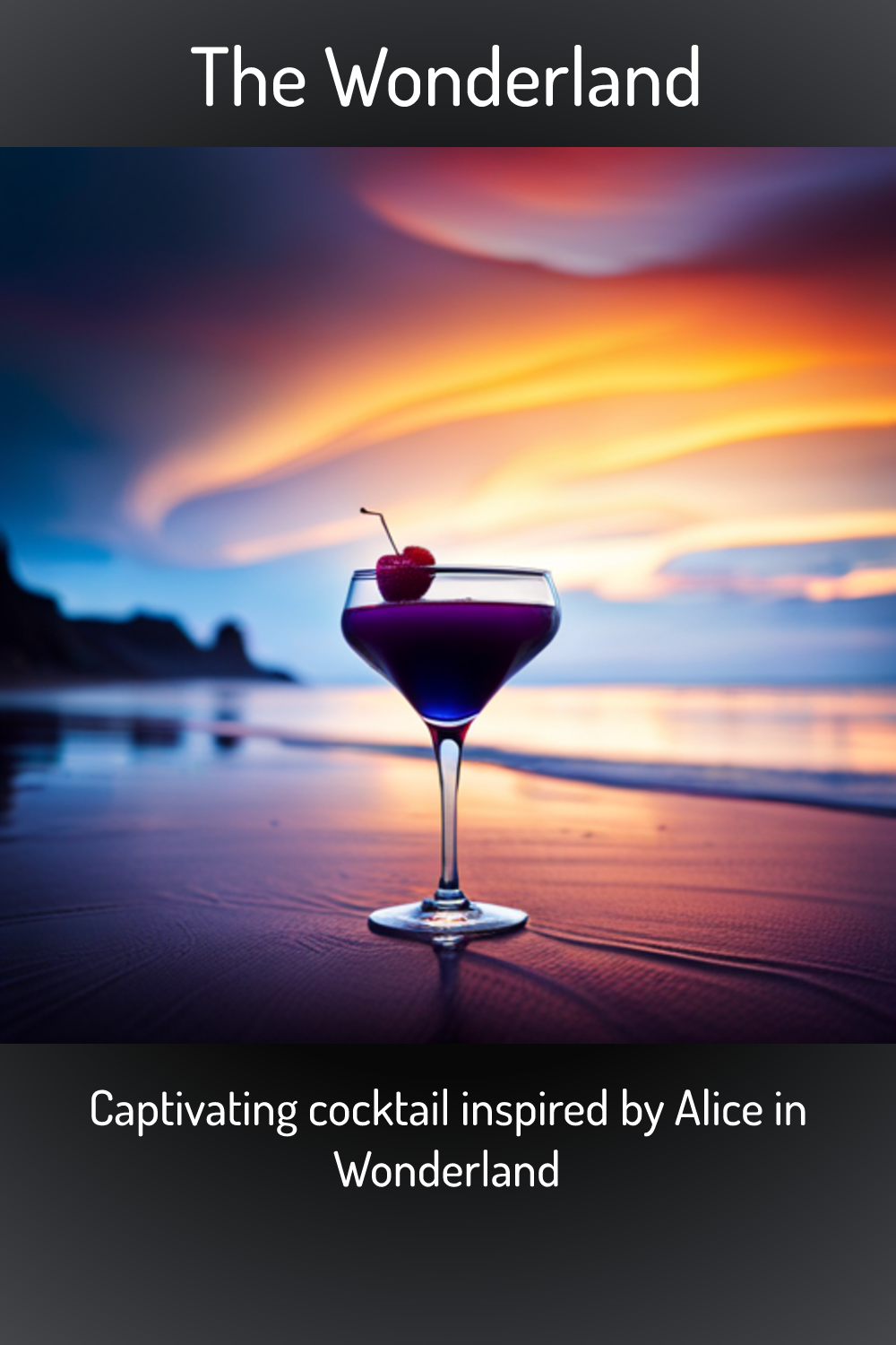 The Wonderland, Captivating cocktail inspired by Alice in Wonderland