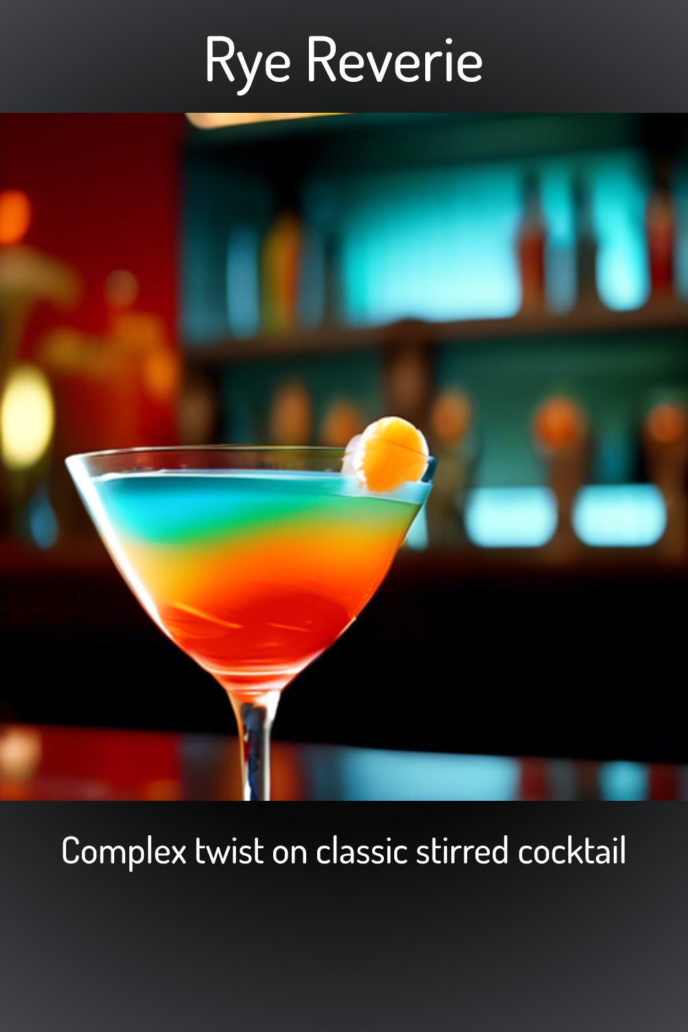Rye Reverie, Complex twist on classic stirred cocktail