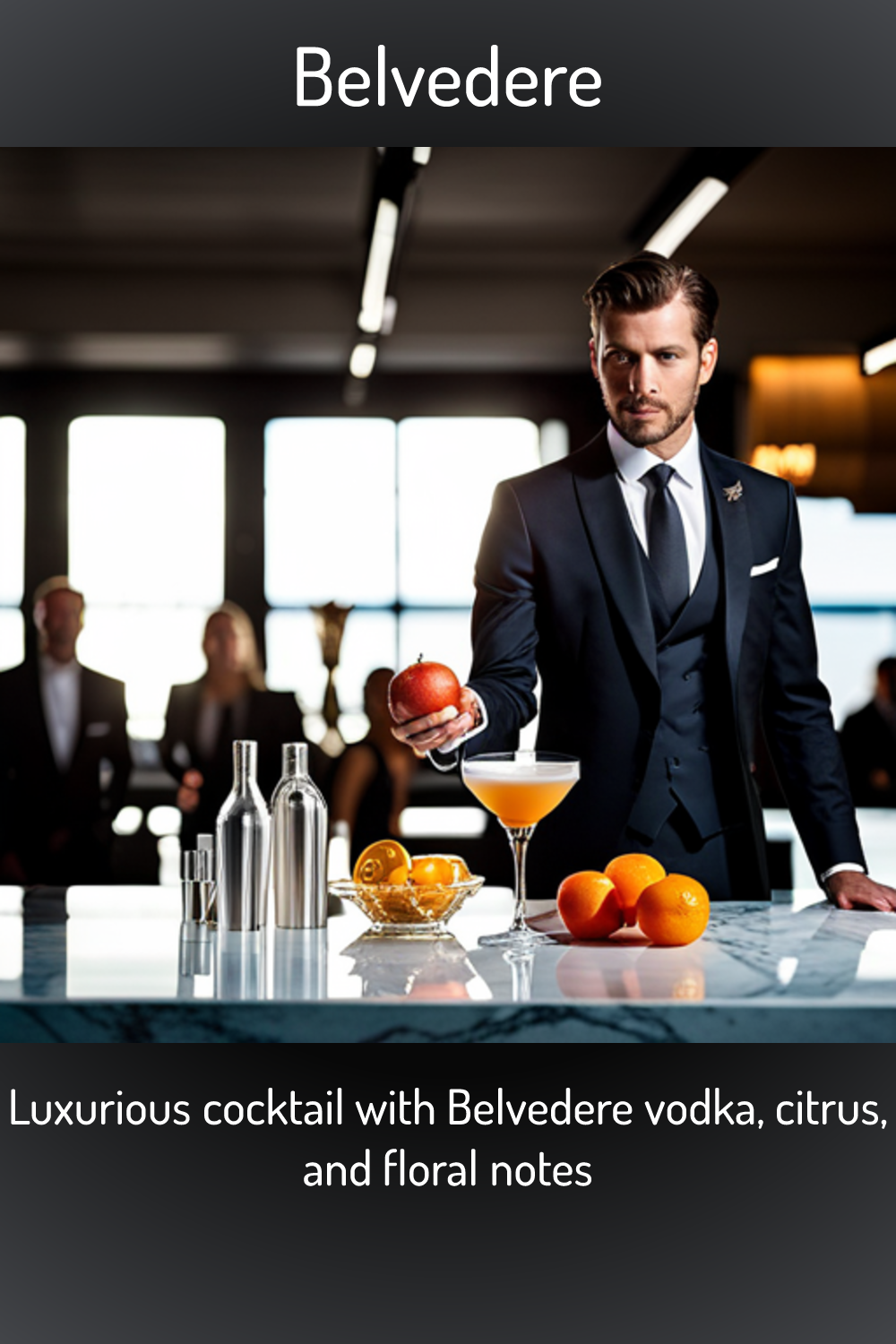 Belvedere, Luxurious cocktail with Belvedere vodka, citrus, and floral ...