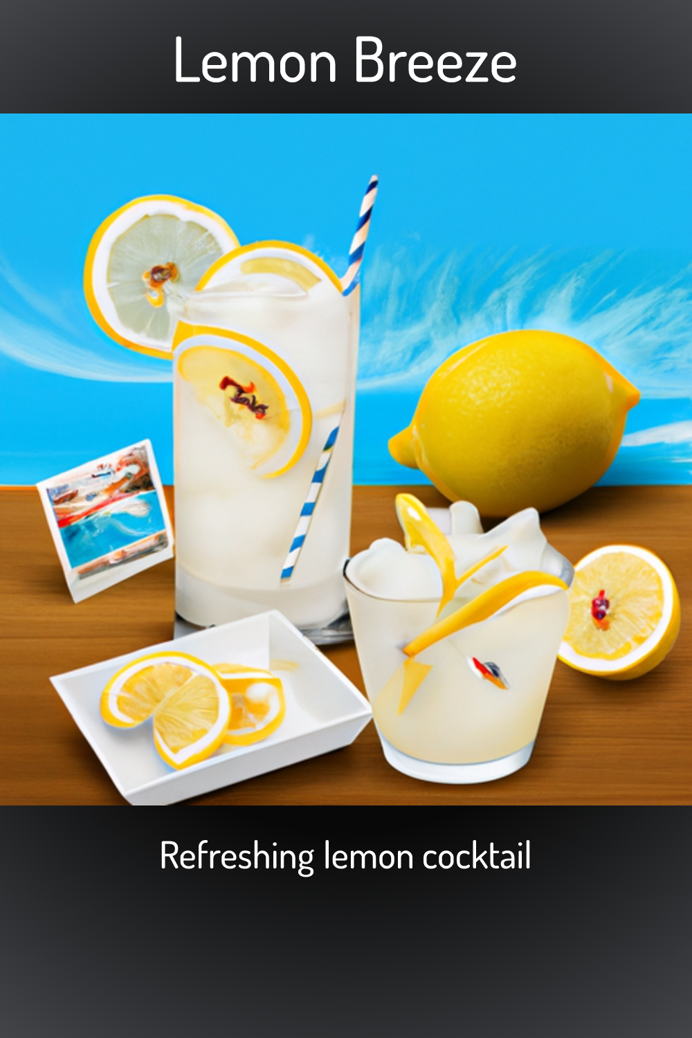 Lemon Breeze, Refreshing lemon cocktail