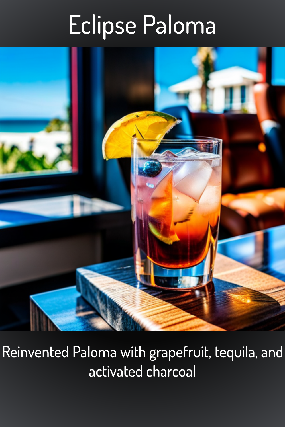 Eclipse Paloma, Reinvented Paloma with grapefruit, tequila, and