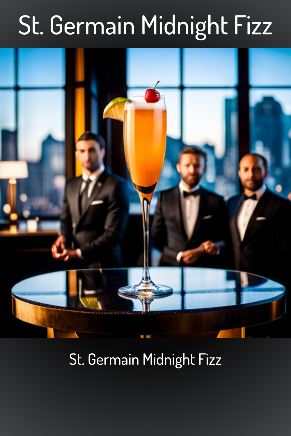 St. Germain Midnight Fizz, St. Germain Midnight Fizz