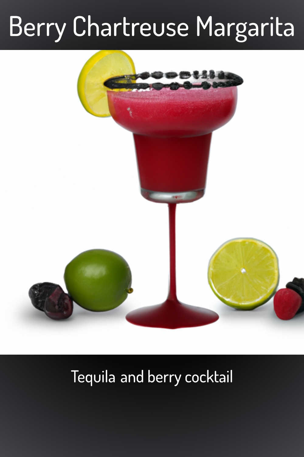Berry Chartreuse Margarita, Tequila and berry cocktail